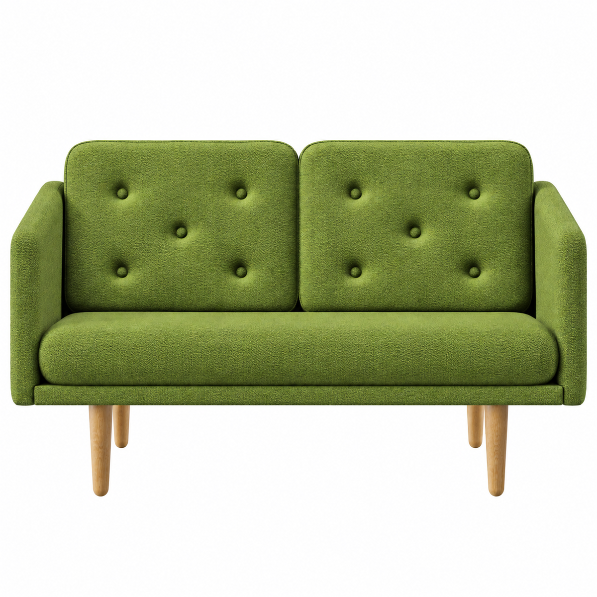 No. 1 Sofa 2-personers, Mood af Børge Mogensen - Mood 4103 - Olieret eg - Jacobsen Plus