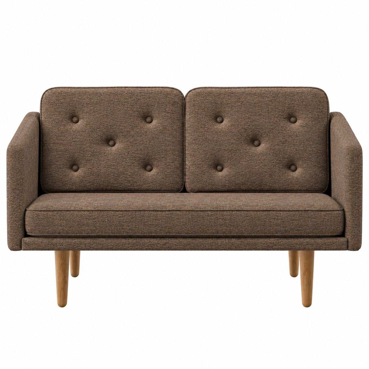 No. 1 Sofa 2-personers, Mood af Børge Mogensen - Mood 4104 - Olieret eg - Jacobsen Plus