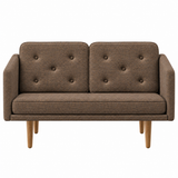 No. 1 Sofa 2-personers, Mood af Børge Mogensen - Mood 4104 - Olieret eg - Jacobsen Plus