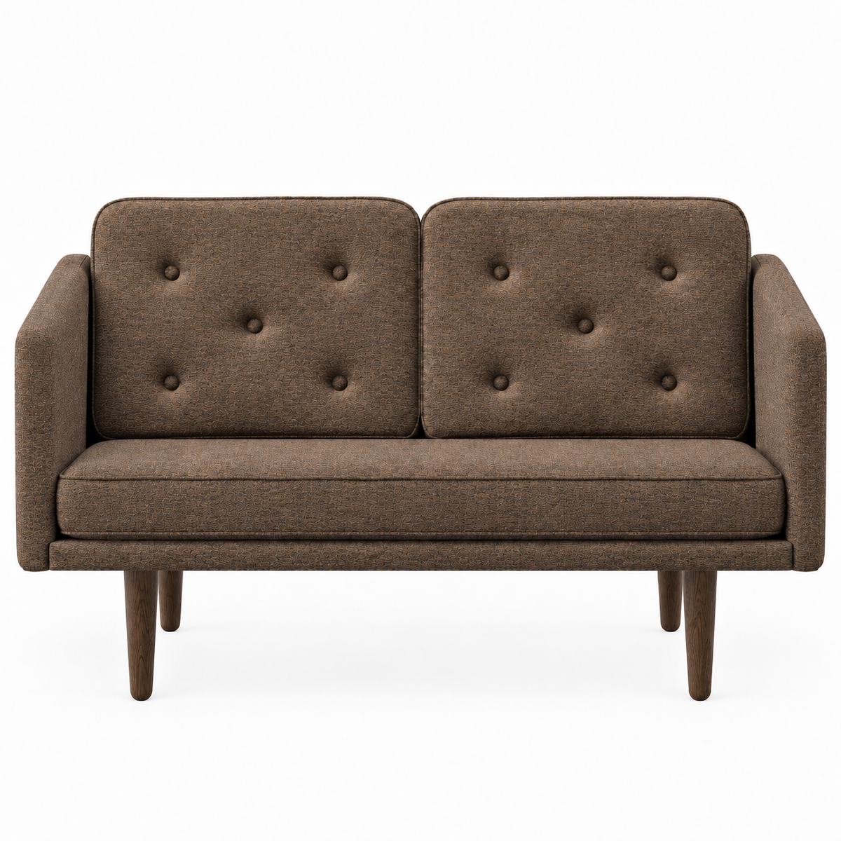 No. 1 Sofa 2-personers, Mood af Børge Mogensen - Mood 4104 - Røget eg bejdset - Jacobsen Plus