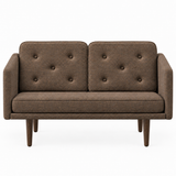 No. 1 Sofa 2-personers, Mood af Børge Mogensen - Mood 4104 - Røget eg bejdset - Jacobsen Plus