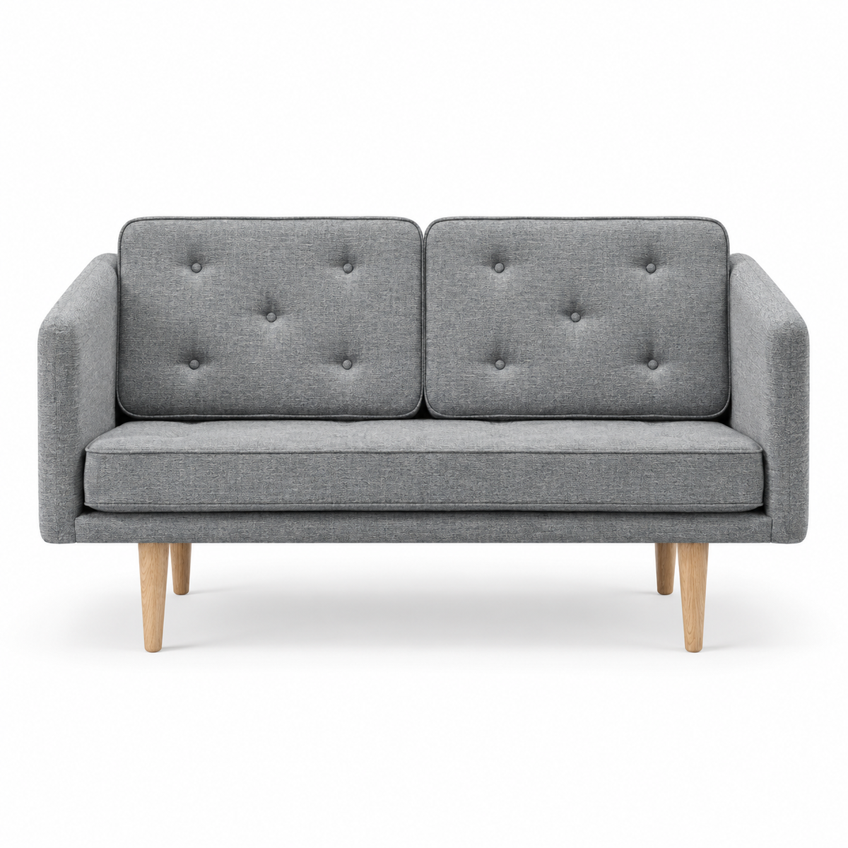 No. 1 Sofa 2-personers, Mood af Børge Mogensen - Mood 4105 - Olieret eg - Jacobsen Plus