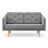 No. 1 Sofa 2-personers, Mood af Børge Mogensen - Mood 4105 - Olieret eg - Jacobsen Plus