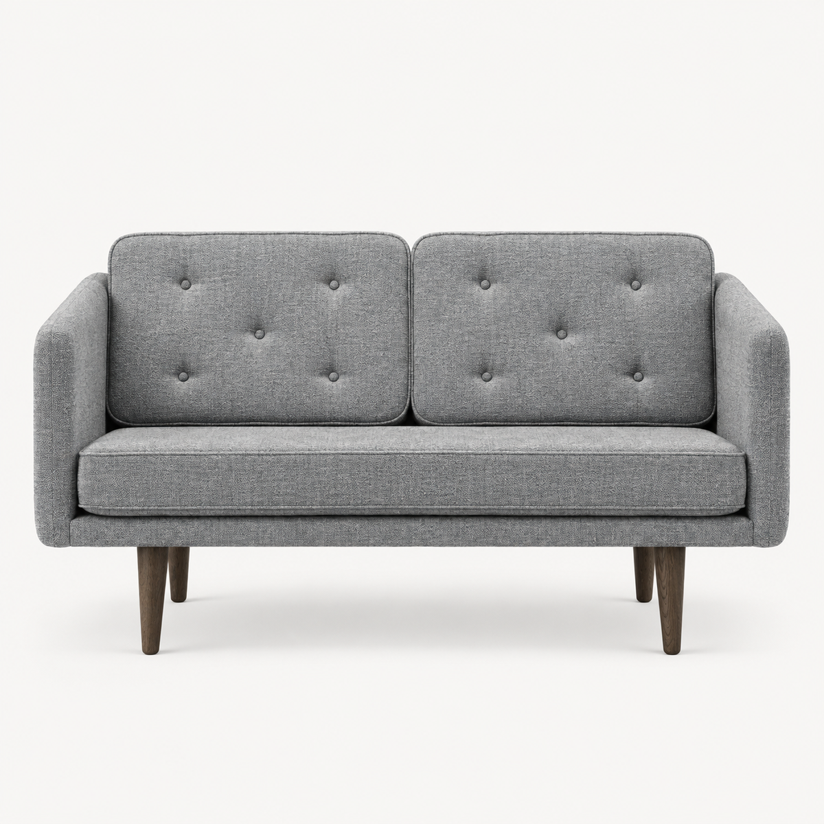 No. 1 Sofa 2-personers, Mood af Børge Mogensen - Mood 4105 - Røget eg bejdset - Jacobsen Plus