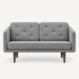 No. 1 Sofa 2-personers, Mood af Børge Mogensen - Mood 4105 - Røget eg bejdset - Jacobsen Plus