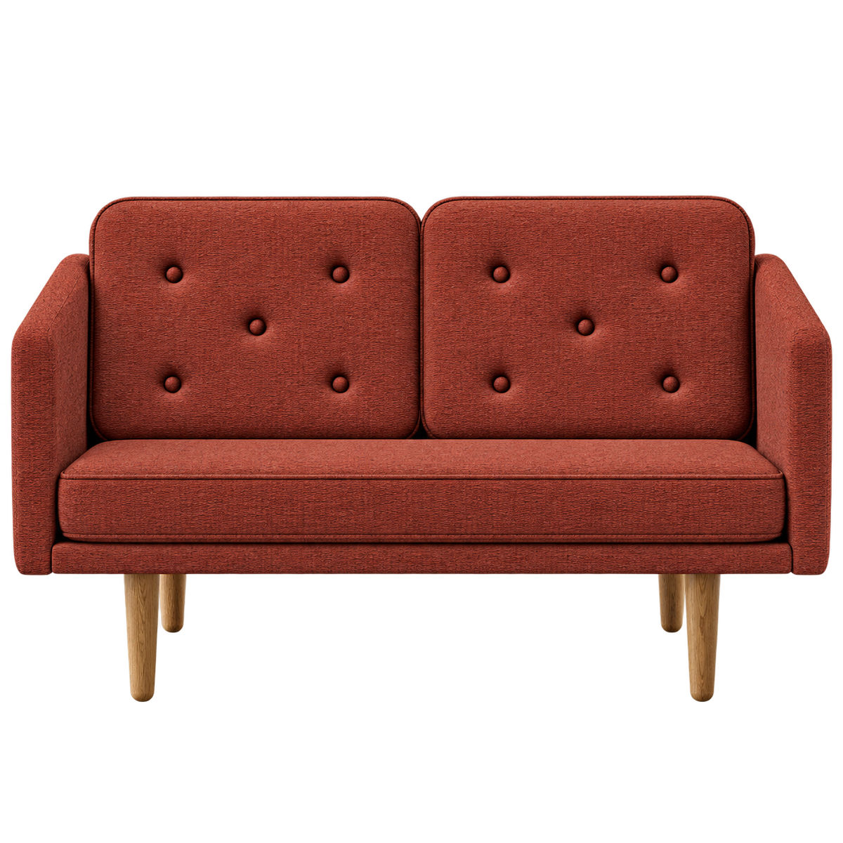 No. 1 Sofa 2-personers, Mood af Børge Mogensen - Mood 5101 - Olieret eg - Jacobsen Plus