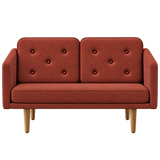 No. 1 Sofa 2-personers, Mood af Børge Mogensen - Mood 5101 - Olieret eg - Jacobsen Plus