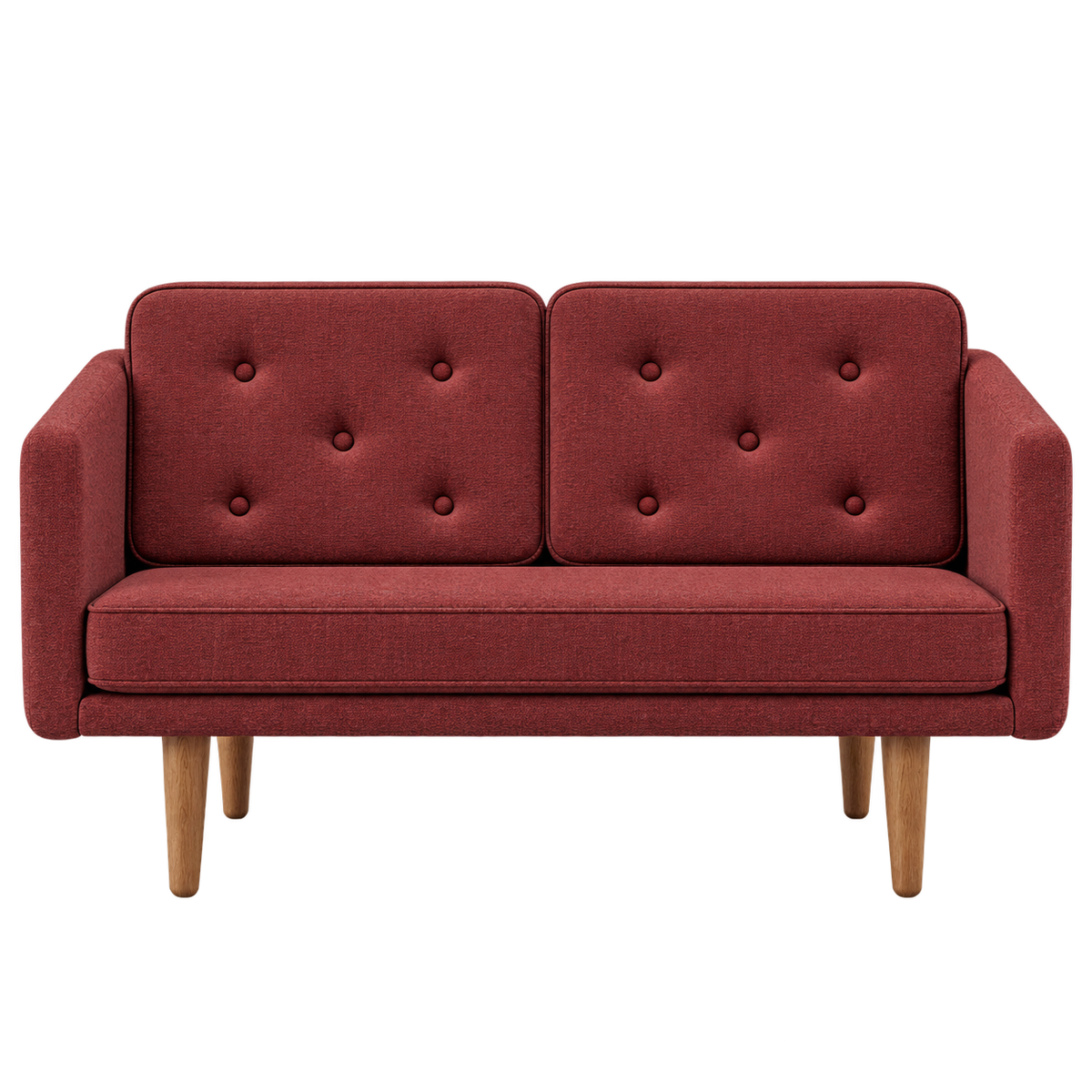 No. 1 Sofa 2-personers, Mood af Børge Mogensen - Mood 5102 - Olieret eg - Jacobsen Plus