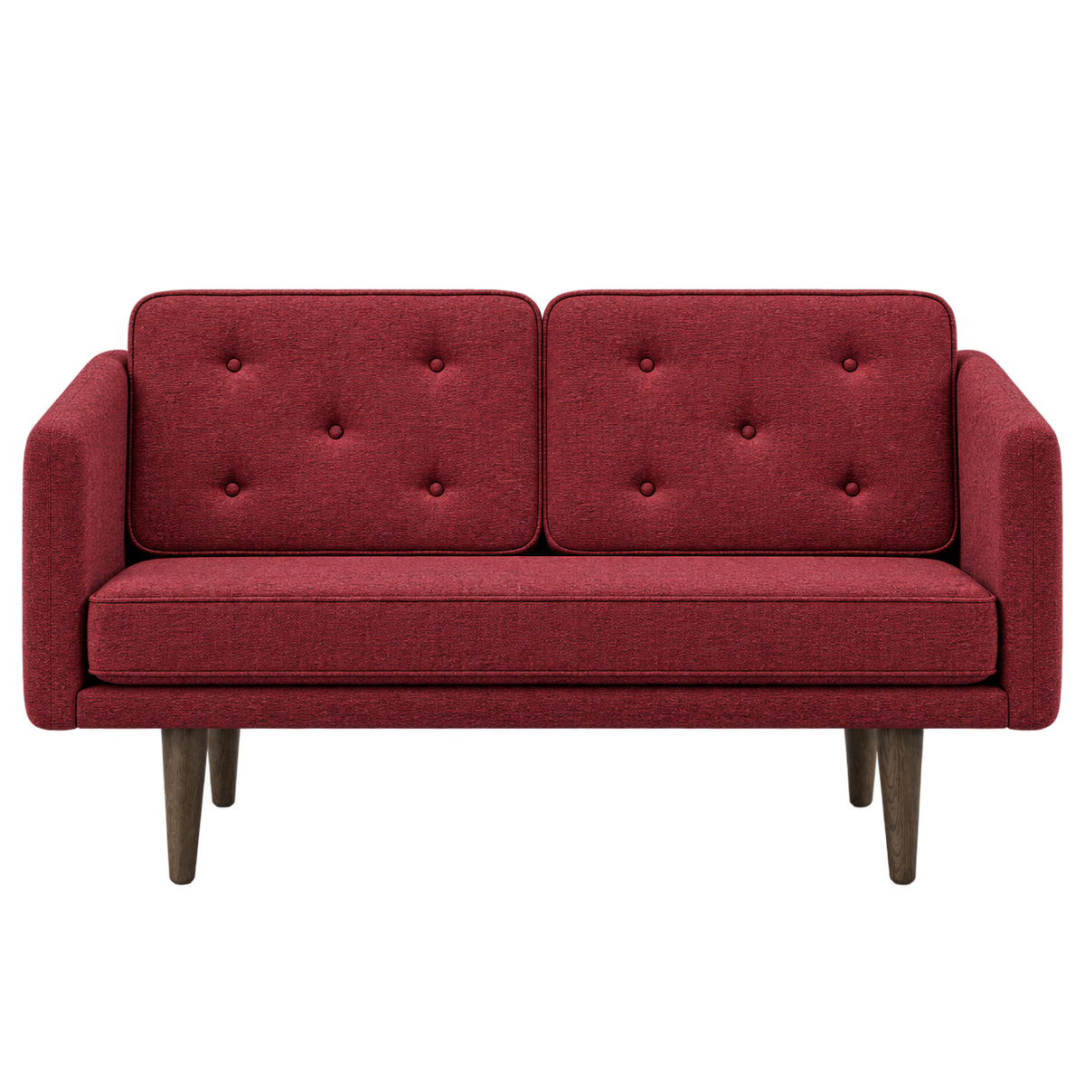 No. 1 Sofa 2-personers, Mood af Børge Mogensen - Mood 5102 - Røget eg bejdset - Jacobsen Plus