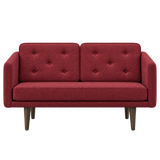 No. 1 Sofa 2-personers, Mood af Børge Mogensen - Mood 5102 - Røget eg bejdset - Jacobsen Plus