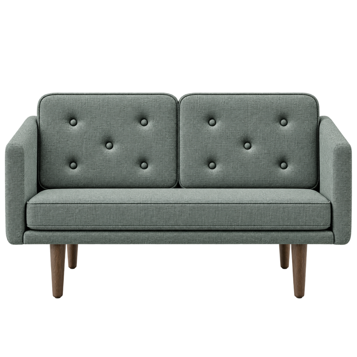 No. 1 Sofa 2-personers, Mood af Børge Mogensen - Mood 4106 - Røget eg bejdset - Jacobsen Plus