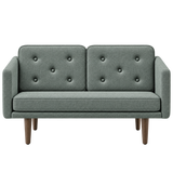 No. 1 Sofa 2-personers, Mood af Børge Mogensen - Mood 4106 - Røget eg bejdset - Jacobsen Plus