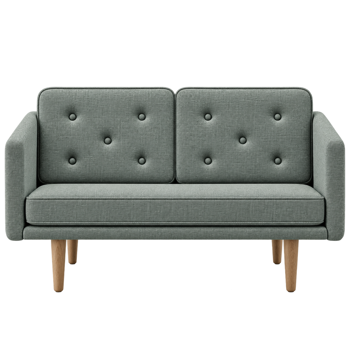 No. 1 Sofa 2-personers, Mood af Børge Mogensen - Mood 4106 - Olieret eg - Jacobsen Plus