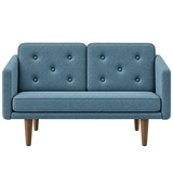 No. 1 Sofa 2-personers, Mood af Børge Mogensen - Mood 5103 - Røget eg bejdset - Jacobsen Plus