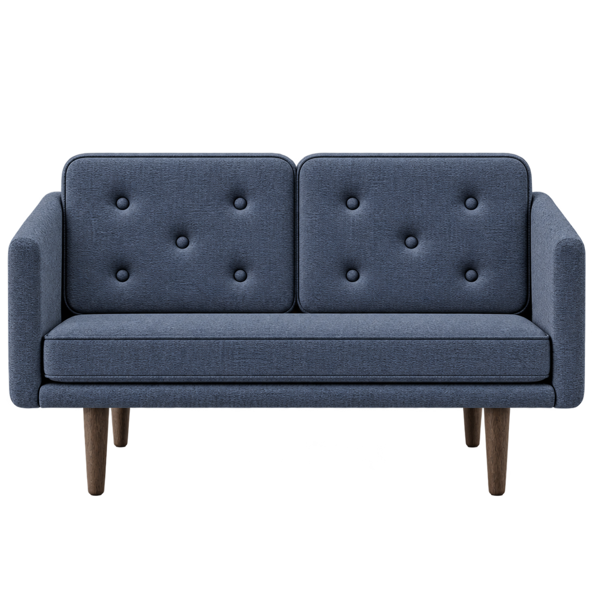 No. 1 Sofa 2-personers, Mood af Børge Mogensen - Mood 5104 - Røget eg bejdset - Jacobsen Plus