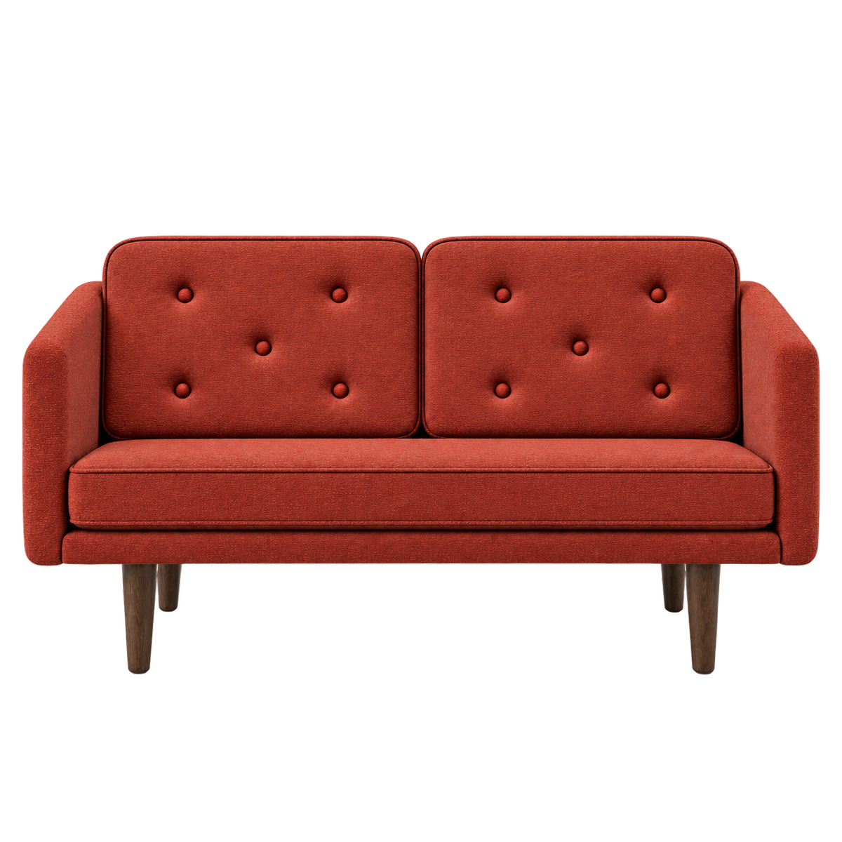 No. 1 Sofa 2-personers, Mood af Børge Mogensen - Mood 5101 - Røget eg bejdset - Jacobsen Plus