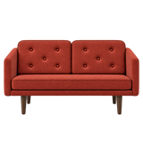 No. 1 Sofa 2-personers, Mood af Børge Mogensen - Mood 5101 - Røget eg bejdset - Jacobsen Plus