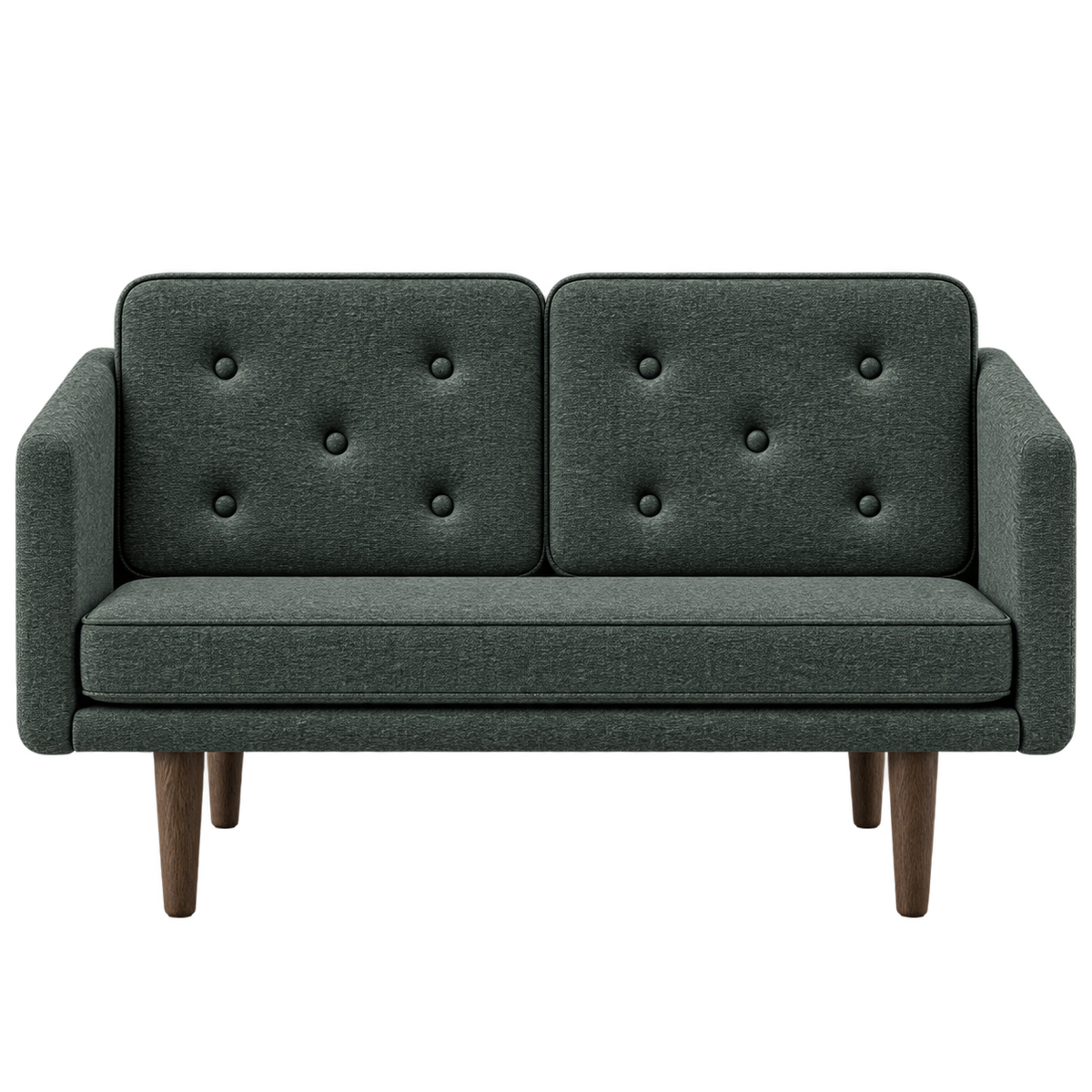 No. 1 Sofa 2-personers, Mood af Børge Mogensen - Mood 5105 - Røget eg bejdset - Jacobsen Plus