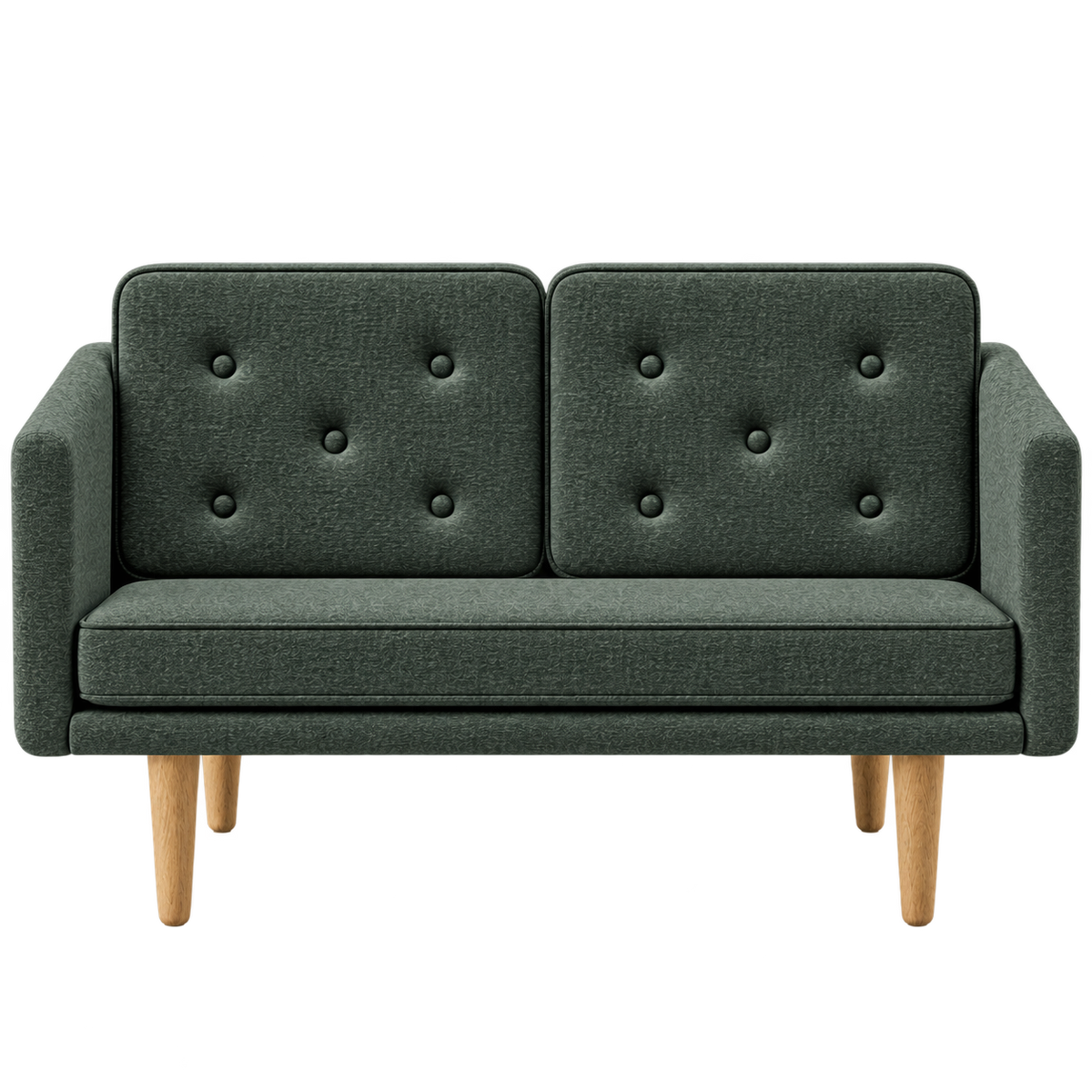 No. 1 Sofa 2-personers, Mood af Børge Mogensen - Mood 5105 - Olieret eg - Jacobsen Plus