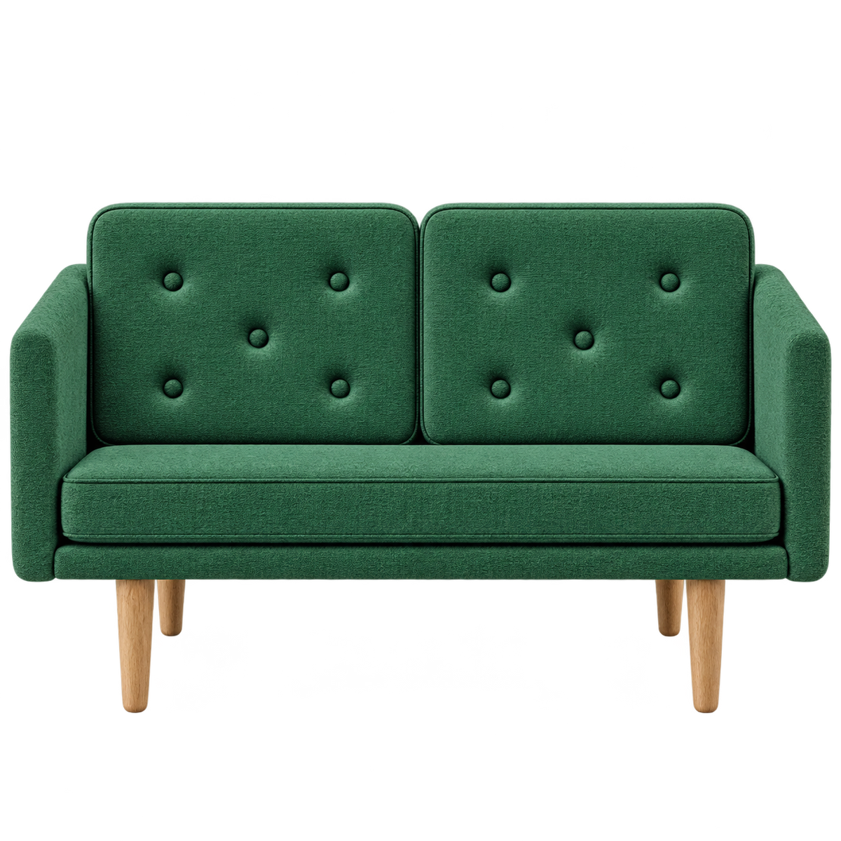 No. 1 Sofa 2-personers, Mood af Børge Mogensen - Mood 6101 - Olieret eg - Jacobsen Plus