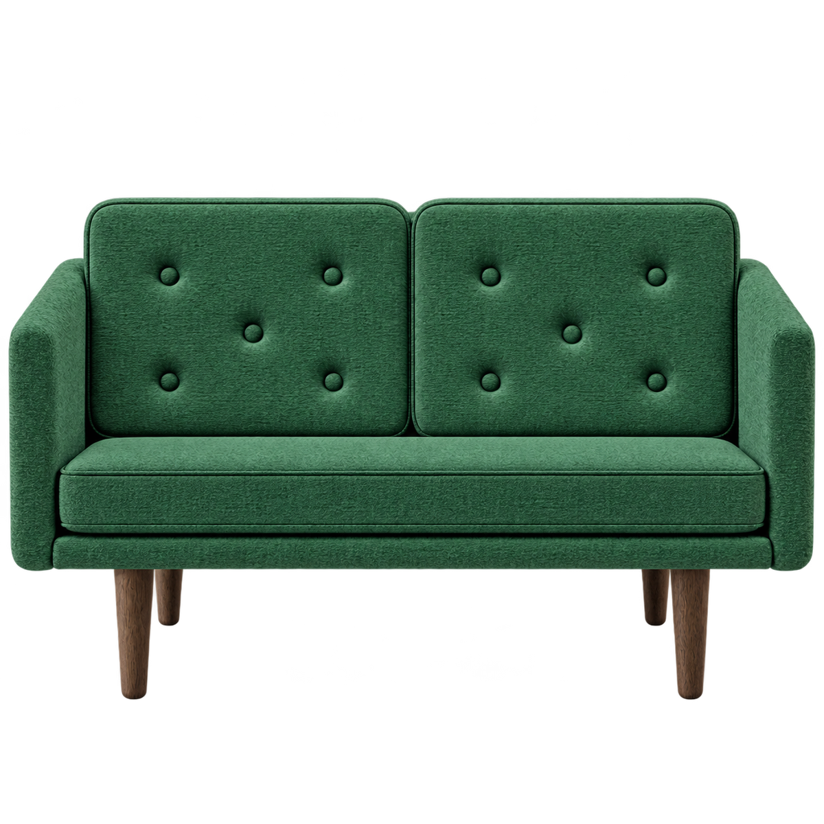 No. 1 Sofa 2-personers, Mood af Børge Mogensen - Mood 6101 - Røget eg bejdset - Jacobsen Plus