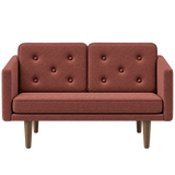 No. 1 Sofa 2-personers, Mood af Børge Mogensen - Mood 8101 - Røget eg bejdset - Jacobsen Plus