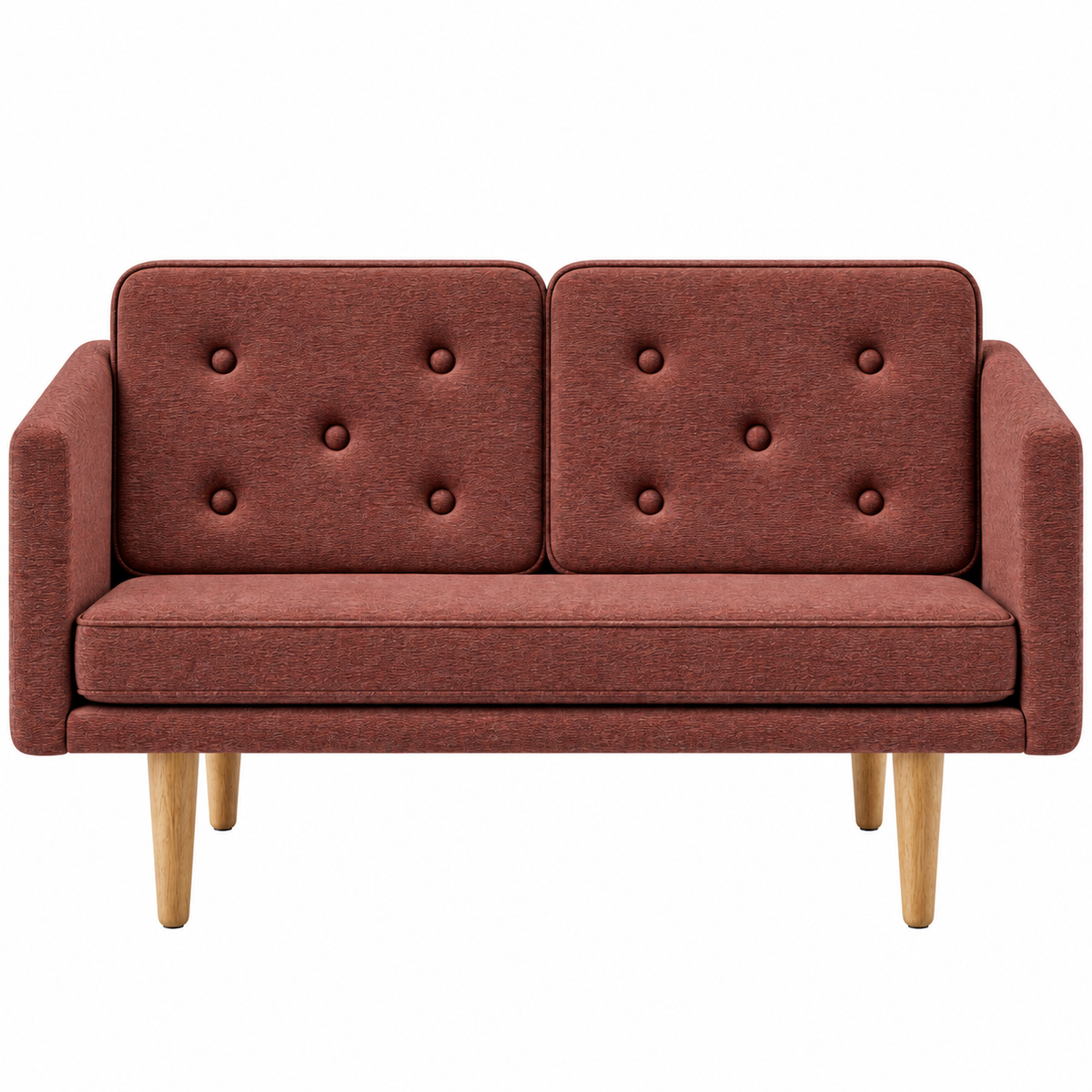 No. 1 Sofa 2-personers, Mood af Børge Mogensen - Mood 8101 - Olieret eg - Jacobsen Plus