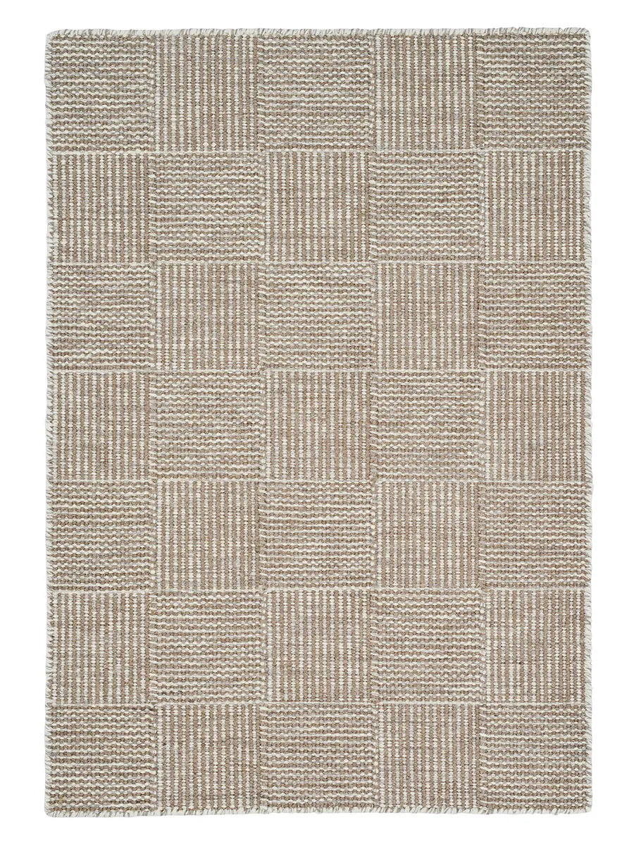 Chess Tæppe fra Linie Design - Grey / 140 x 200 cm - Jacobsen Plus