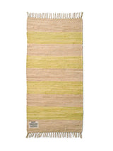 Chindi tæppe, 60x120 cm fra Bongusta - Neon Yellow - Jacobsen Plus