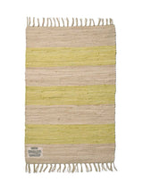 Chindi tæppe, 60x90 cm fra Bongusta - Neon Yellow - Jacobsen Plus