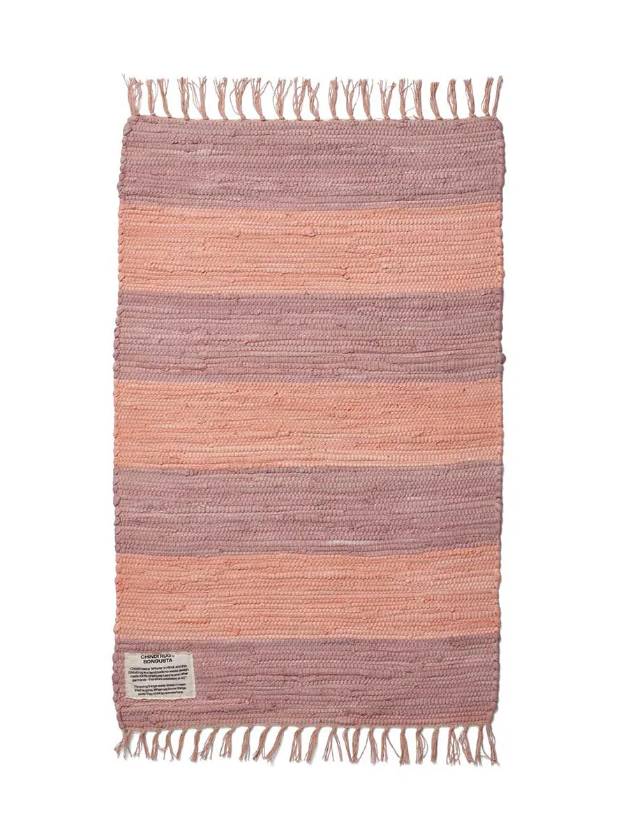 Chindi tæppe, 60x90 cm fra Bongusta - Tropicana ash rose - Jacobsen Plus
