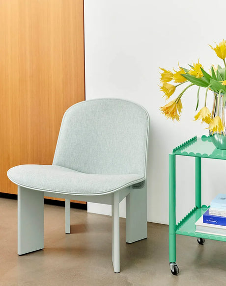 Chisel Lounge Chair m/polstring fra Hay - Eucalyptus - Metaphor 23 - Jacobsen Plus