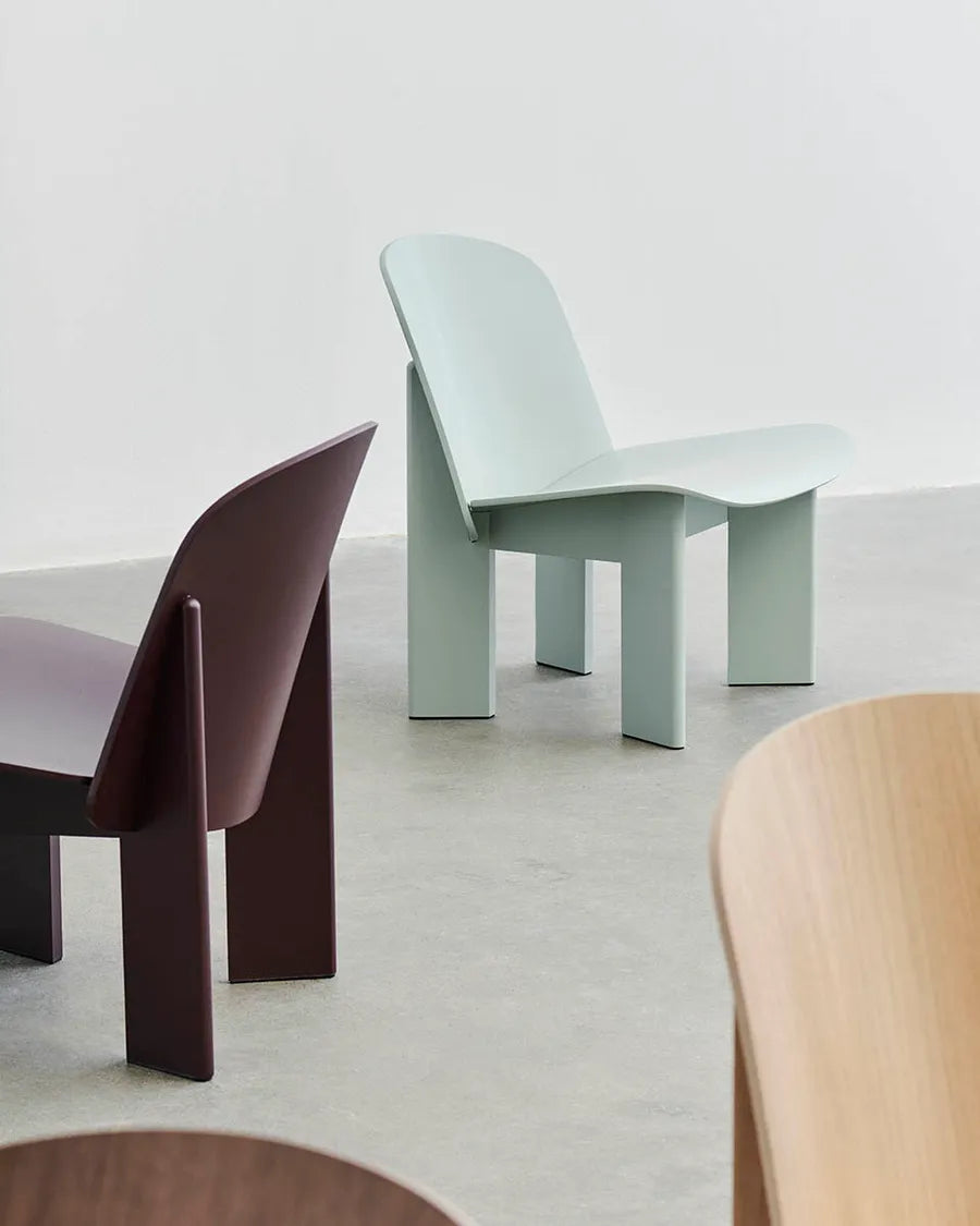 Chisel Lounge Chair u/polstring fra Hay