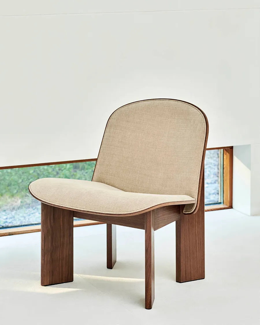 Chisel Lounge Chair m/polstring fra Hay