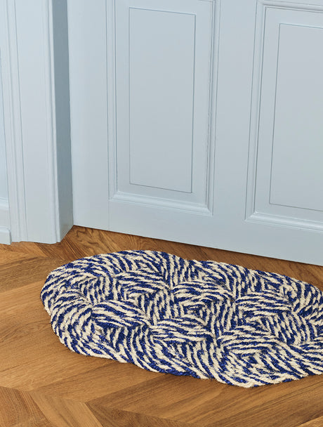 Coco Door Mat, Swirl fra Hay - Green and black - Jacobsen Plus