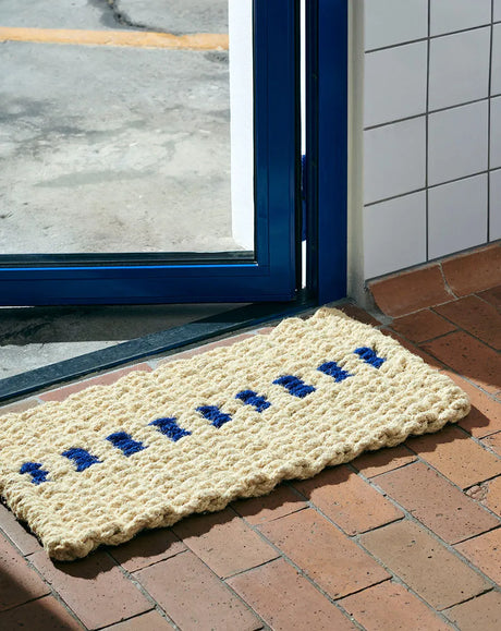 Coco Door Mat fra Hay - Dark Green and White - Jacobsen Plus