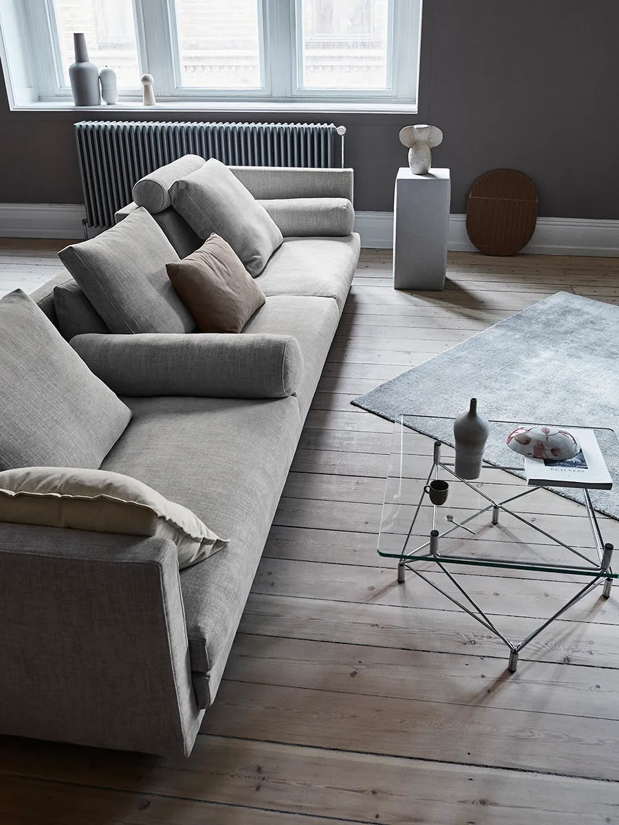 Spider Sofabord 80 x 80 cm, krom stel fra Eilersen