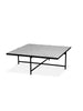 Coffee Table 90, hvid marmor fra HANDVÄRK