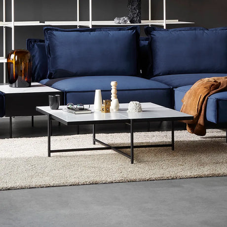 Coffee Table 90, hvid marmor fra HANDVÄRK - 2 - Jacobsen Plus
