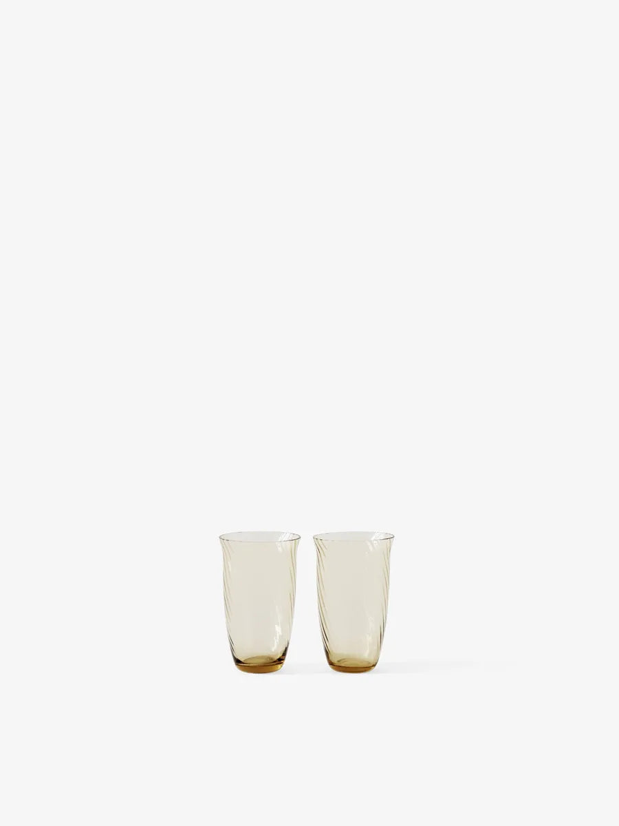 Collect Glass Amber 2 stk. fra &Tradition - SC60: H10,5 cm - 165 ml - Jacobsen Plus