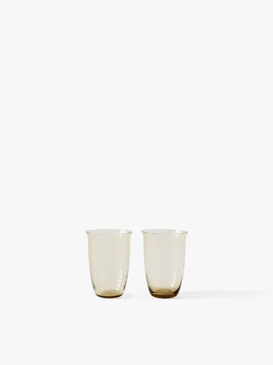 Collect Glass Amber 2 stk. fra &Tradition - SC61: H12 cm - 400 ml - Jacobsen Plus