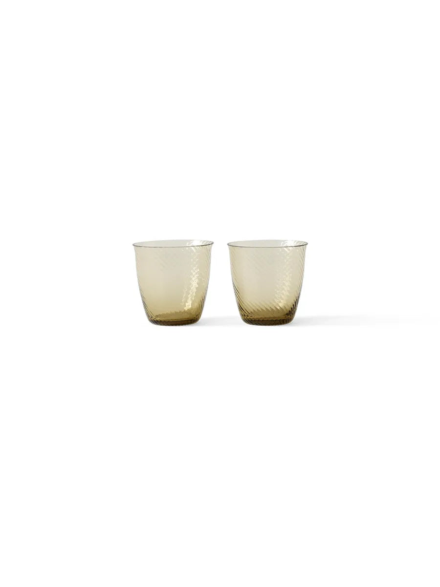 Collect Glass Amber 2 stk. fra &Tradition - SC78: H8 cm - 180 ml - Jacobsen Plus