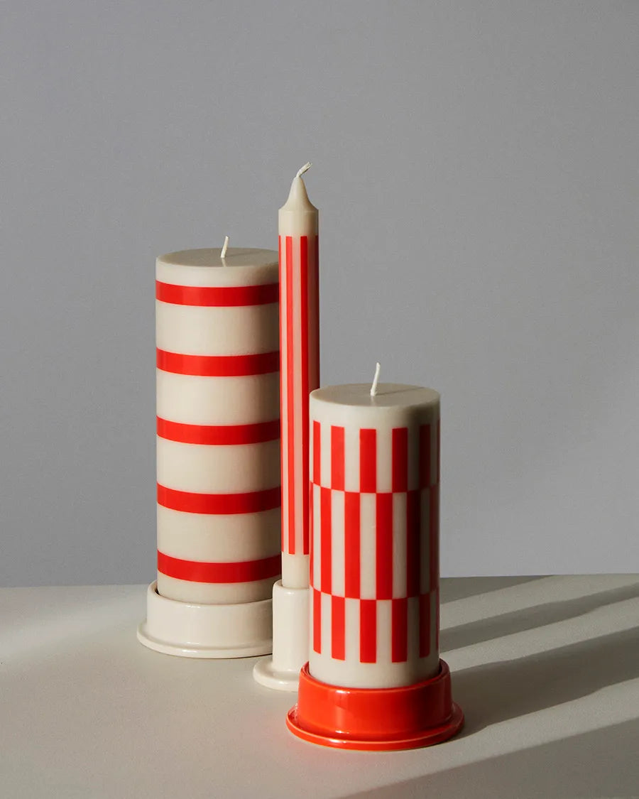 Column Candleholder, army/medium fra Hay