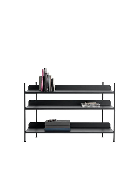 Compile Shelving System, configuration 2 fra Muuto - Black - Jacobsen Plus