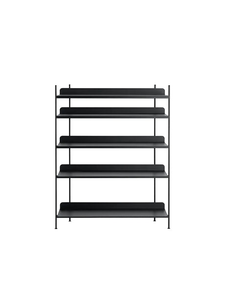 Compile Shelving System, configuration 3 fra Muuto - Black - Jacobsen Plus