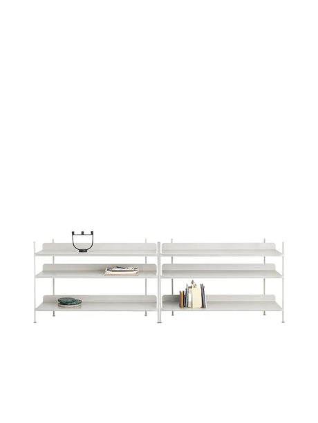 Compile Shelving System, configuration 6 fra Muuto - Black - Jacobsen Plus