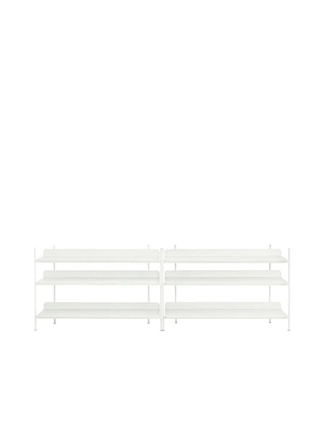 Compile Shelving System, configuration 6 fra Muuto - Black - Jacobsen Plus