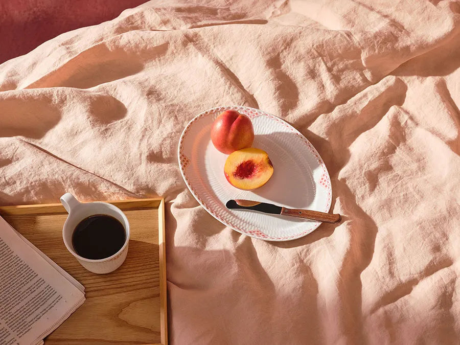 Royal Copenhagen Koral Riflet Blonde Fad, 28 cm