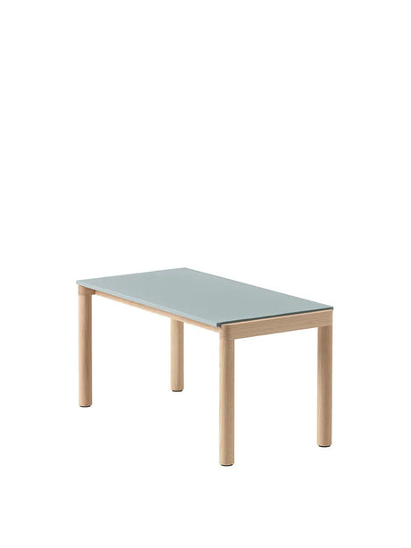 Couple Coffee Table, 40 x 84 cm fra Muuto - Pale Blue - Oak / Plain - Jacobsen Plus