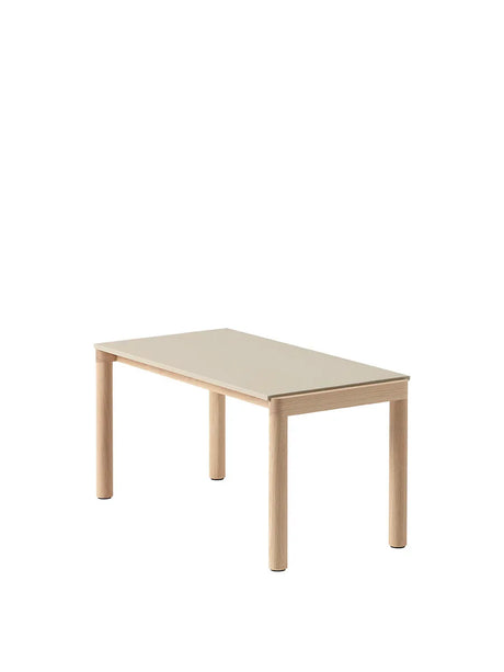 Couple Coffee Table, 40 x 84 cm fra Muuto - Sand - Oak / Plain - Jacobsen Plus